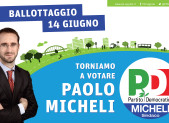 14 giugno 2015 ballottaggio Sindaco di Segrate Paolo Micheli